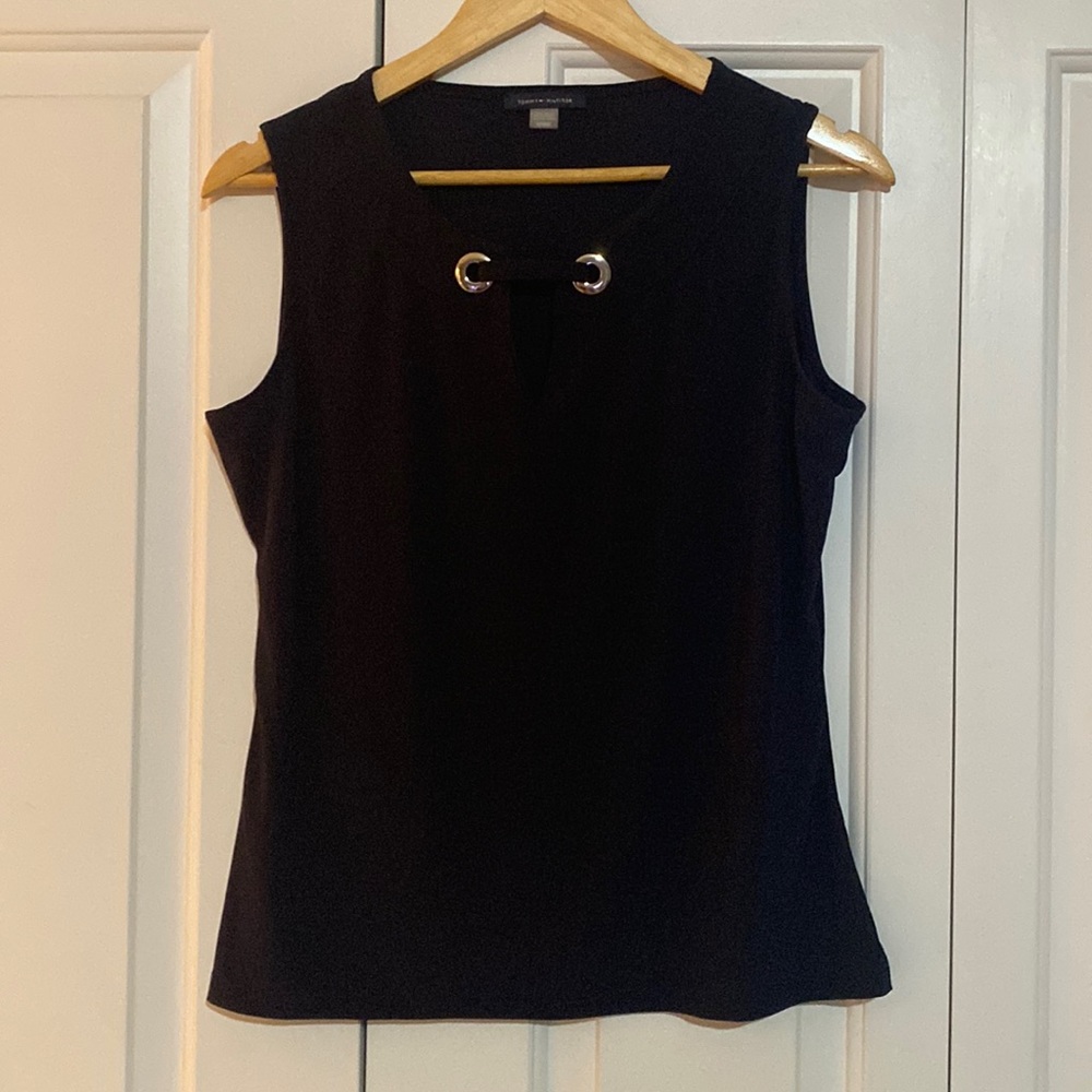 Tommy Hilfiger black sleeveless top size m
